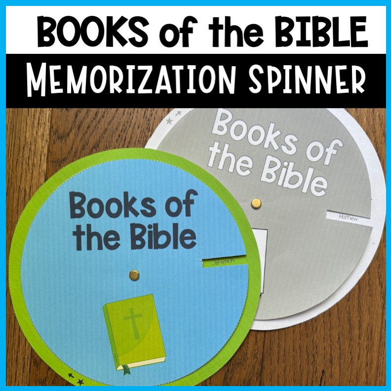 Books of the Bible Memorization Spinner